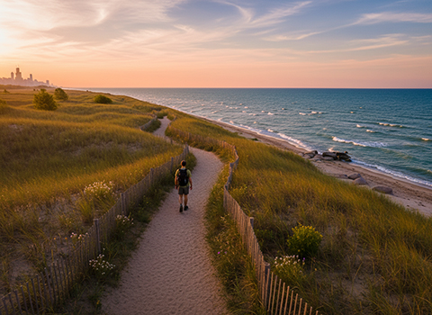 Illinois Beach State Park Trail